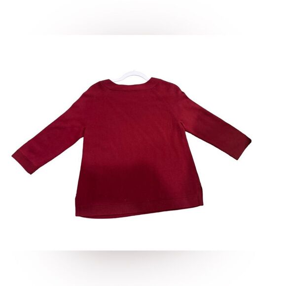 EUC Ann Taylor Cashmere sweater red Medium - Picture 1 of 6